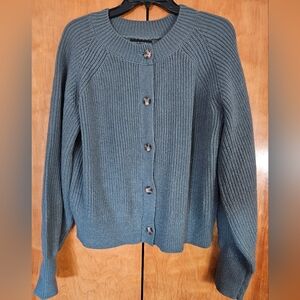Nwot Banana Republic Cardigan Sweater In Green Size Large